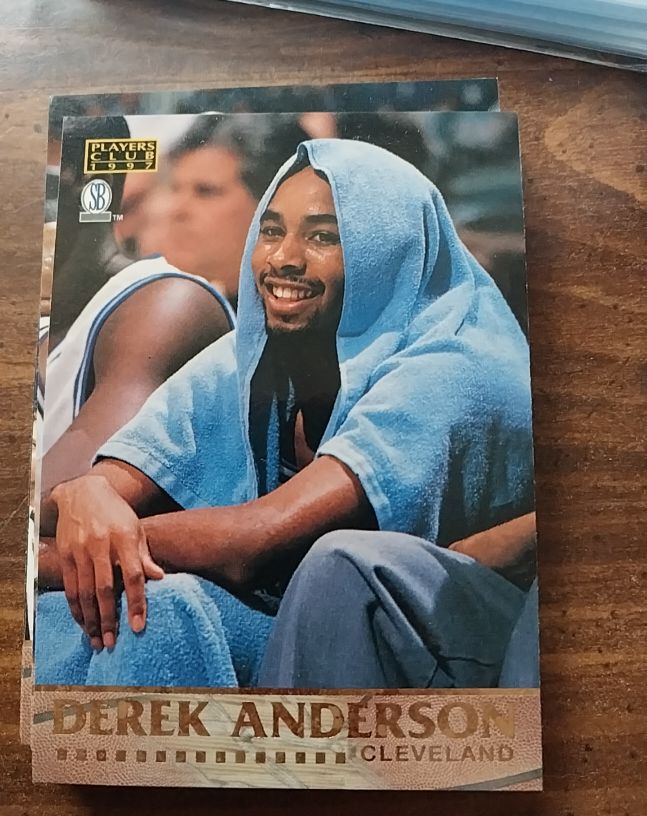 1997 Score Board Players Club Derek Anderson — front