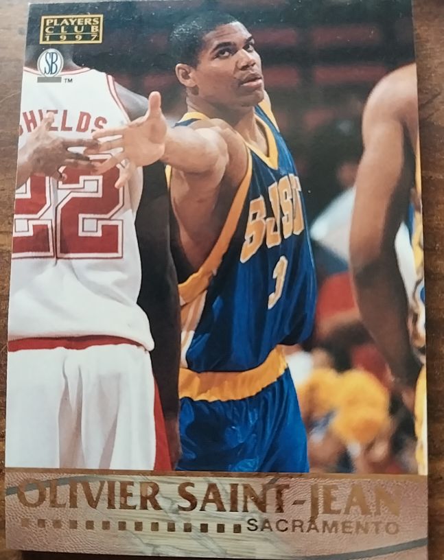 1997 Score Board Players Club #55 Olivier Saint-Jean — front