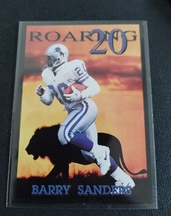 1993 SkyBox Premium #CB6 Barry Sanders Roaring 20 — front