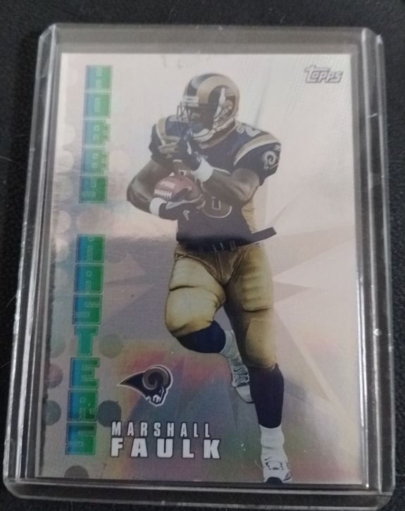 2002 Topps Hobby Masters #HM1 Marshall Faulk — front