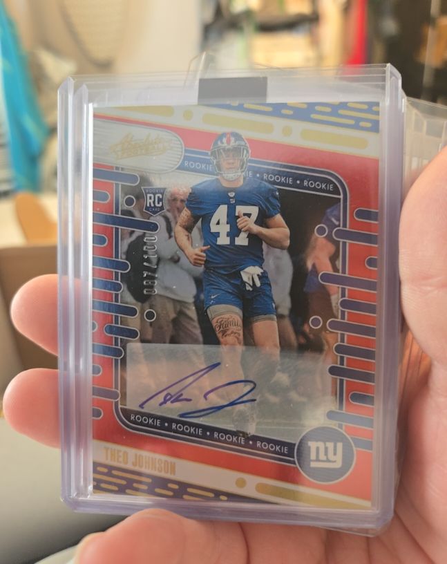 2024 Panini Absolute #179 Theo Johnson — front