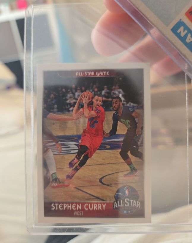 2014-15 Panini Stickers #430 Stephen Curry — front