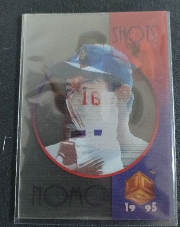 1995 Sportflix UC3 Clear Shots #CS3 Hideo Nomo — front