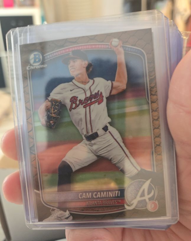 2025 Bowman Chrome Prospects #BCP-46 Cam Caminiti — front
