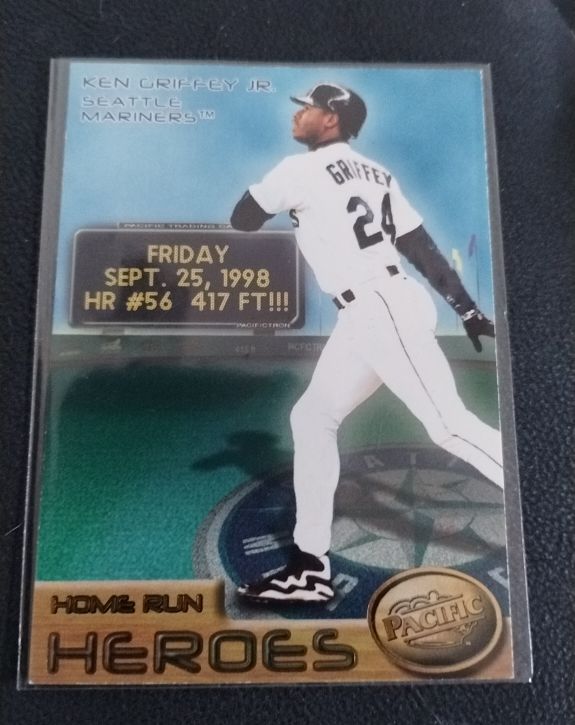 1998 Pacific Home Run Heroes #3 Ken Griffey Jr. — front