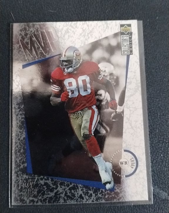 1996 Upper Deck Collector's Choice #M42 Jerry Rice MVP — front