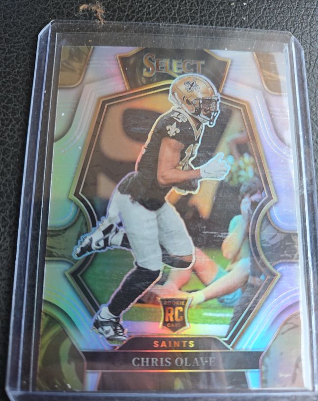 2022 Panini Select #170 Chris Olave New Orleans Saints Rookie — front