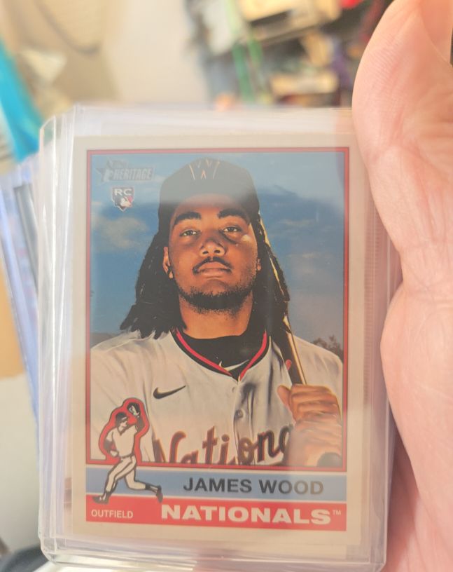 2025 Topps Heritage #231 James Wood — front
