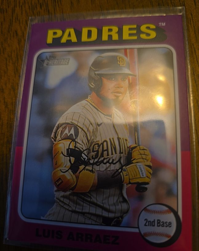 2024 Topps Heritage #672 Luis Arraez — front