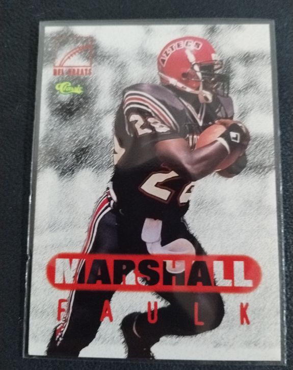1996 Classic NFL Rookies #79 Marshall Faulk — front
