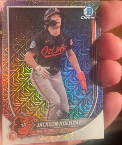 2025 Bowman Chrome #77 Jackson Holliday — front
