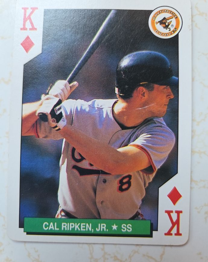 1991 U.S. Playing Card Co. #K Cal Ripken Jr. — front
