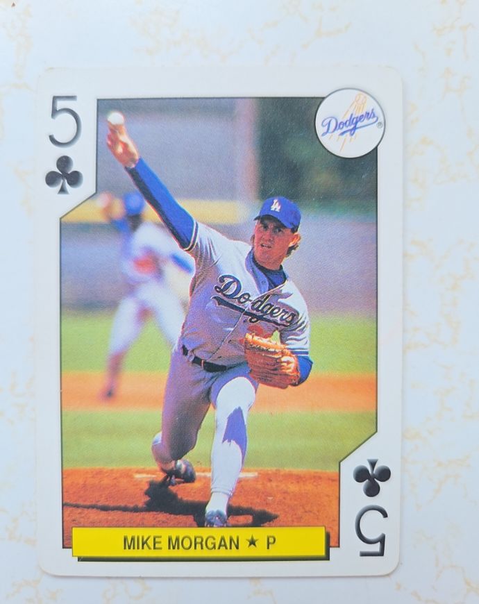 1991 U.S. Playing Card Co. #5 Mike Morgan — front