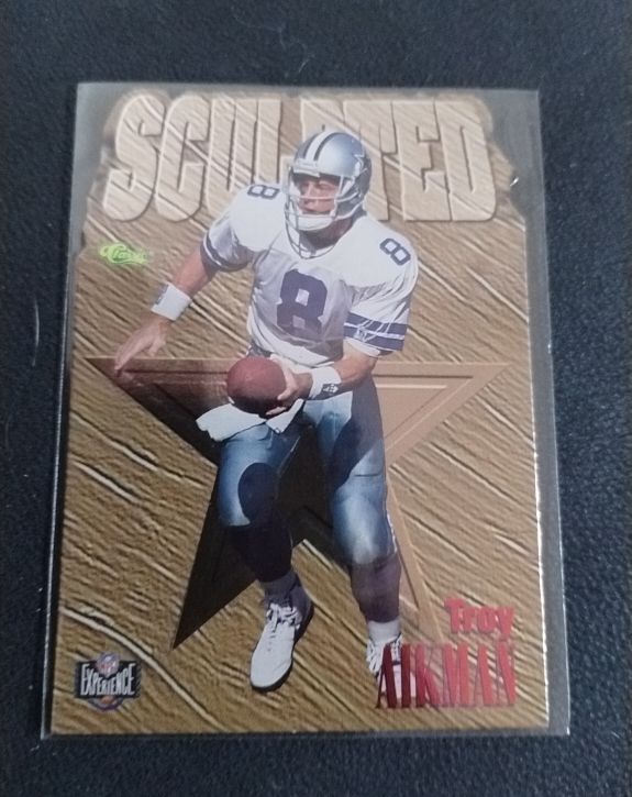 1995 Classic NFL Experience Sculpted #S5 Troy Aikman — front