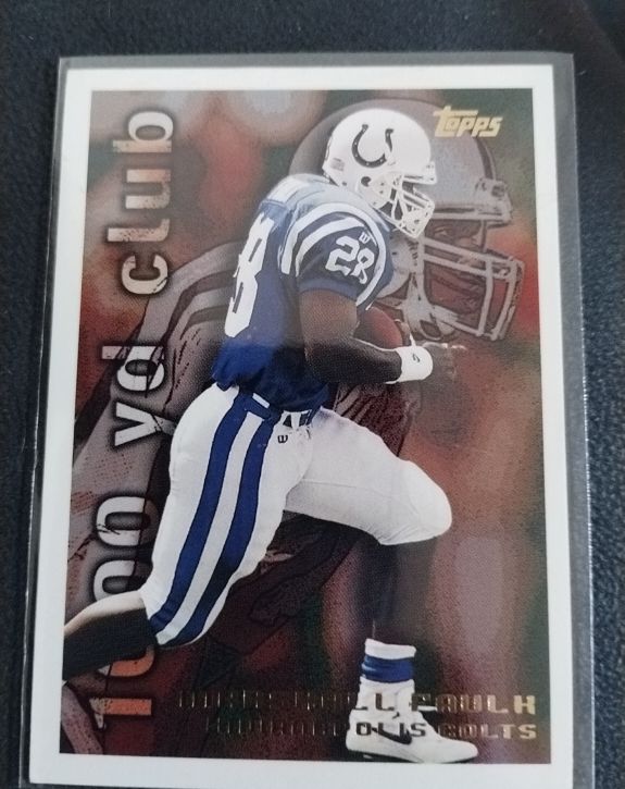 1995 Topps 1000 YD Club #10 Marshall Faulk — front