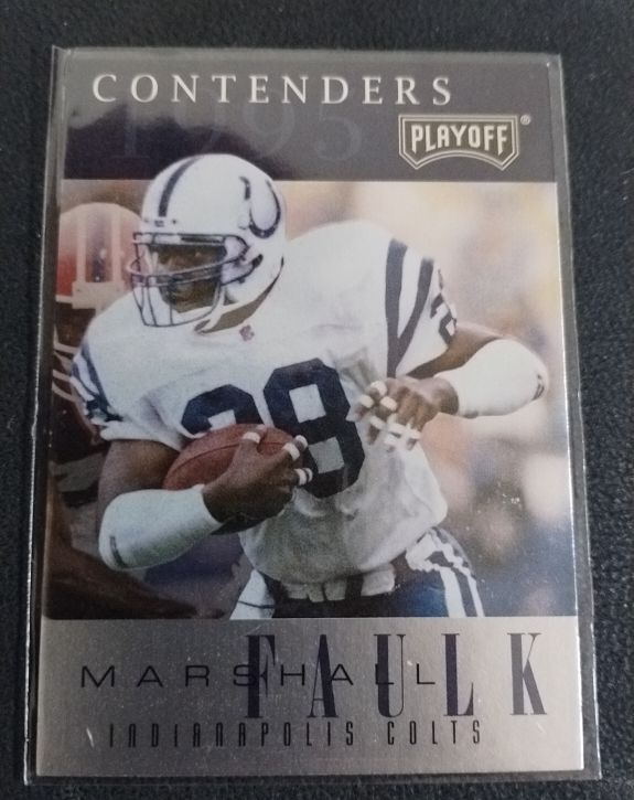 1995 Playoff Contenders #28 Marshall Faulk — front