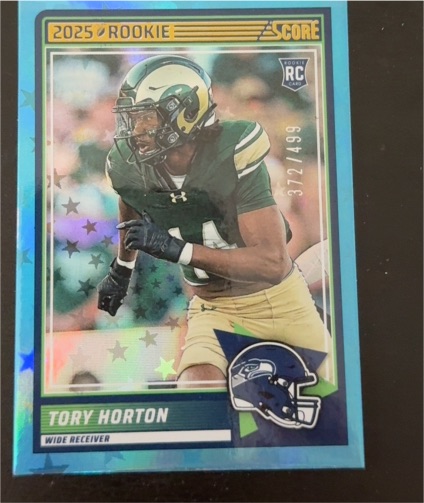 2025 Panini Score #58 Tory Horton — front
