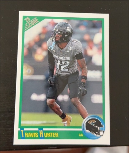 2025 Score #12 Travis Hunter — front