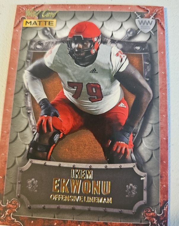 2022 Wild Card Matte #WW-20 Ikem Ekwonu — front