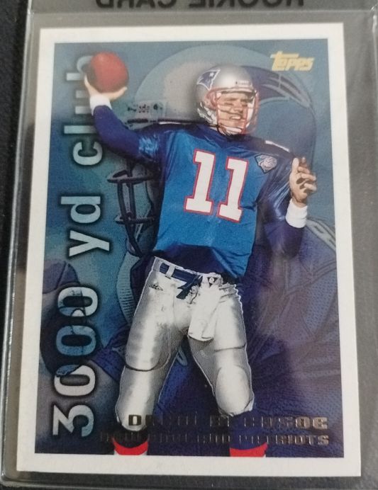 1995 Topps 3000 Yard Club #30 Drew Bledsoe — front