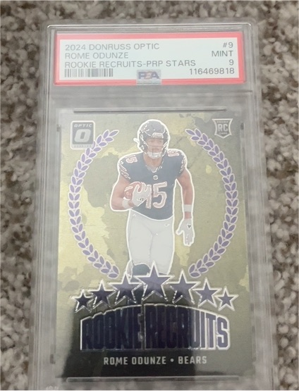 2024 Donruss Optic #9 Rome Odunze Rookie Recruits-PRP Stars — front