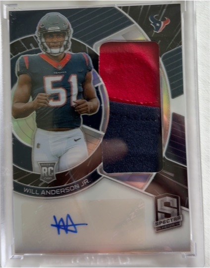2023 Panini Spectra #RC Will Anderson Jr. — front