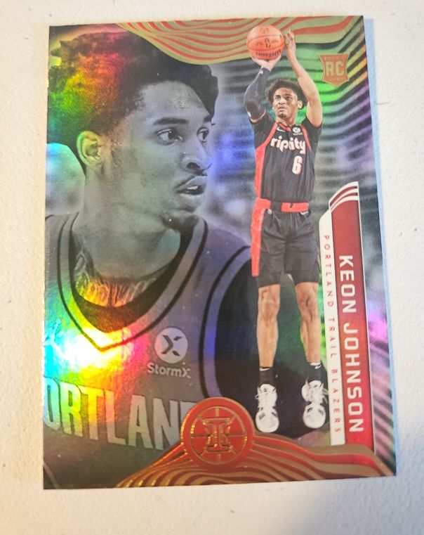 2021-22 Panini Illusions #171 Keon Johnson — front
