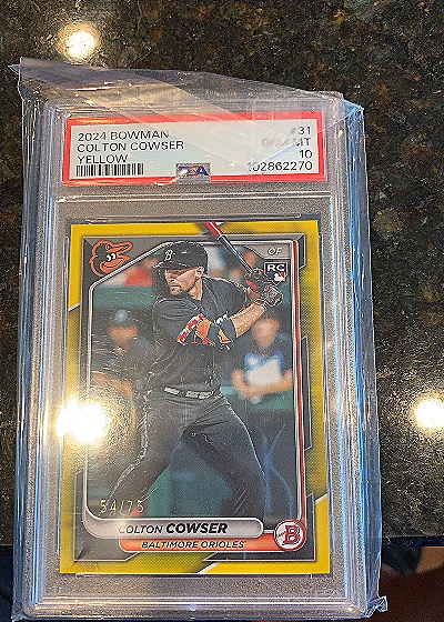 2024 Bowman #31 Colton Cowser — front