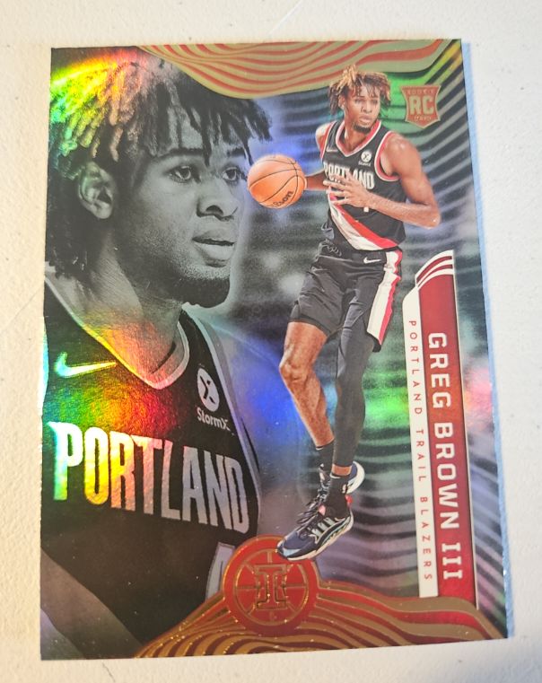 2021-22 Panini Illusions #190 Greg Brown III — front