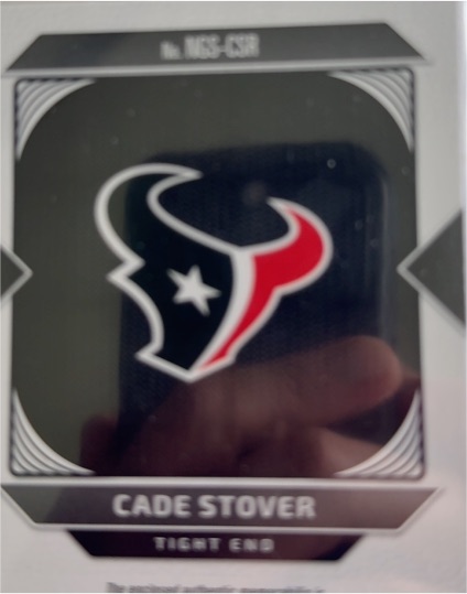 2023 Houston Texans #MCS-CST Cade Stover — front