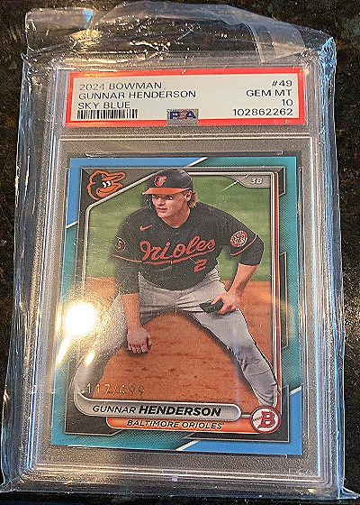 2024 Bowman #49 Gunnar Henderson — front