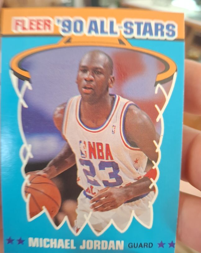 1990 Fleer #5 Michael Jordan All-Stars — front