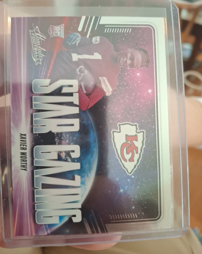 2024 Panini Absolute #SG-XWY Xavier Worthy Star Gazing — front