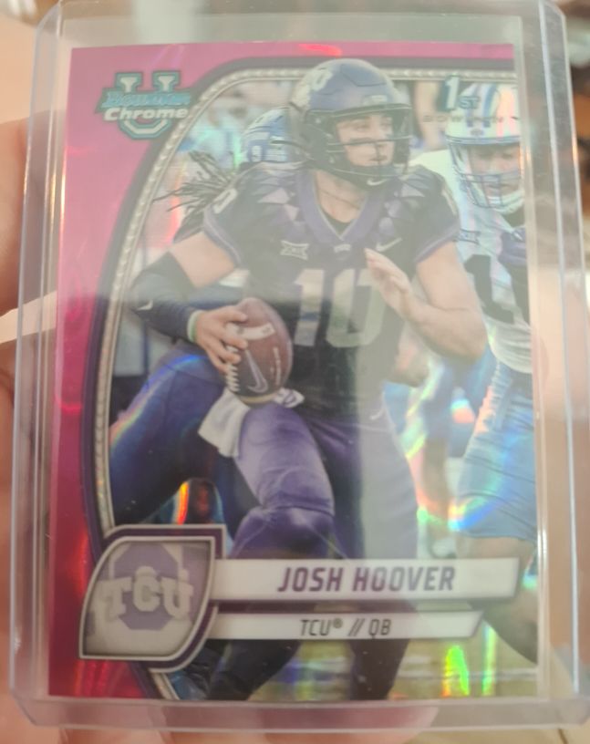 2024 Bowman Chrome University #108 Josh Hoover — front