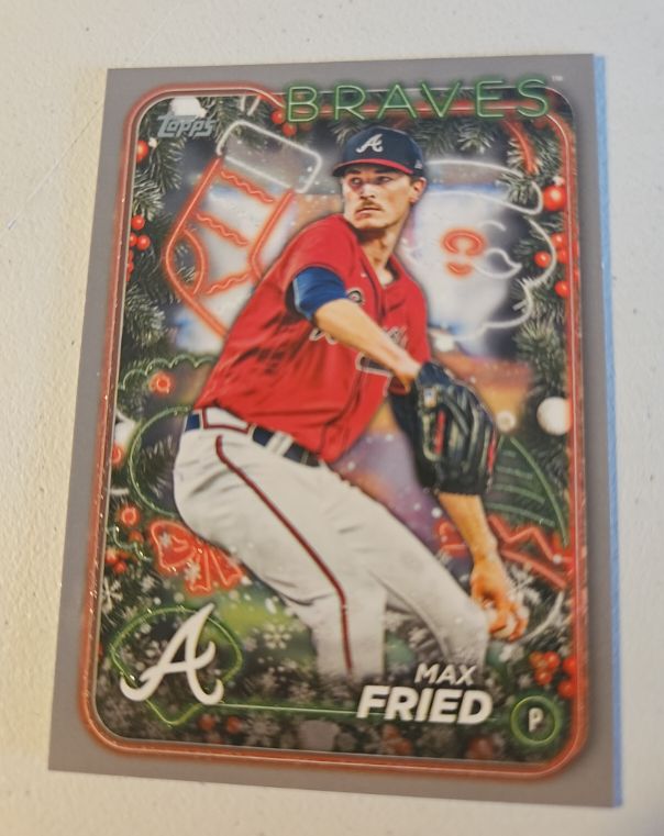 2024 Topps Holiday #H134 Max Fried — front