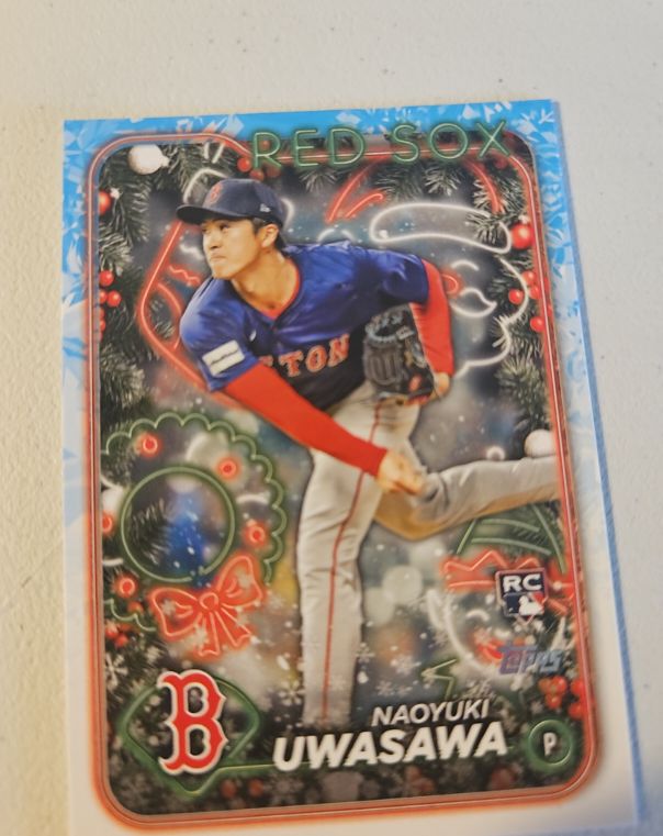 2024 Topps Holiday #H37 Naoyuki Uwasawa — front