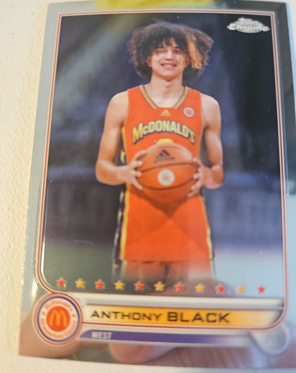 2022 Topps Chrome McDonald's All American #14 Anthony Black — front