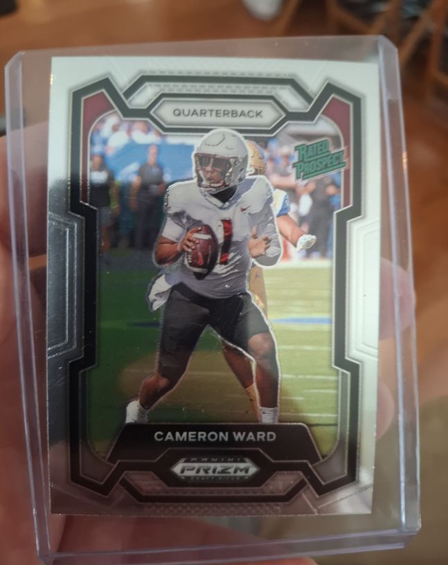 2024 Panini Prizm Draft Picks #199 Cameron Ward Rated Prospect Rookie — front
