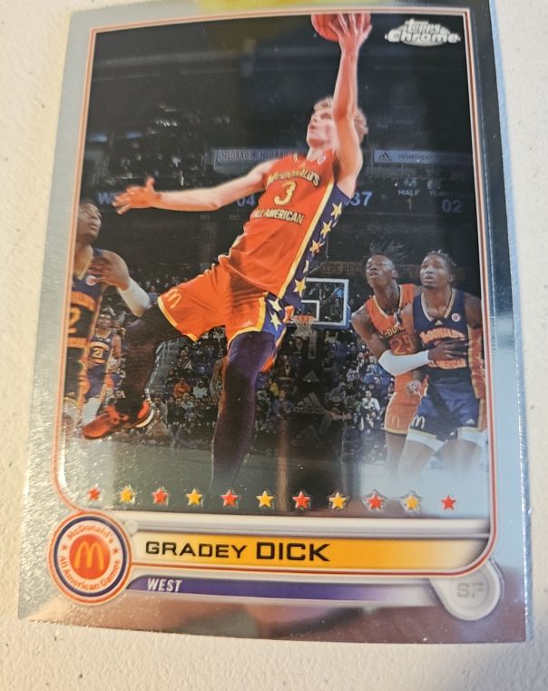 2022 Topps Chrome McDonald's All American #16 Gradey Dick — front