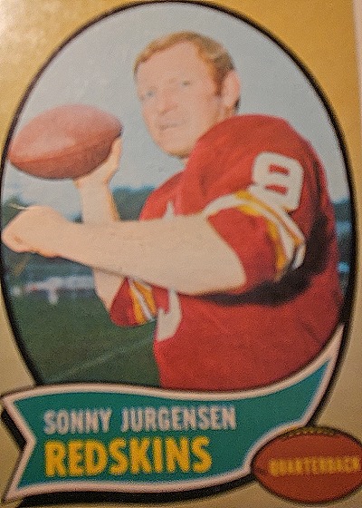 1970 Topps #200 Sonny Jurgensen — front