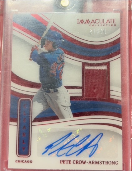 2023 Panini Immaculate Collection #31 Pete Crow-Armstrong — front