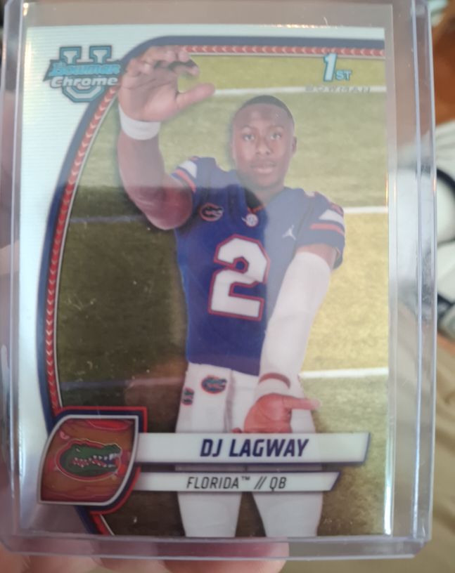 2024 Bowman University Chrome #63 DJ Lagway — front