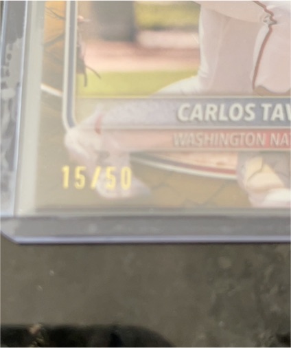 2023 Topps Carlos Tavarez #15/50 — front