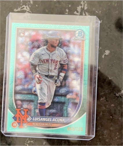 2025 Bowman Chrome #83 Luisangel Acuna — front