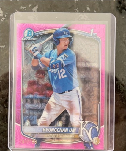 2025 Bowman Chrome #BCP-119 Hyungchan Um — front