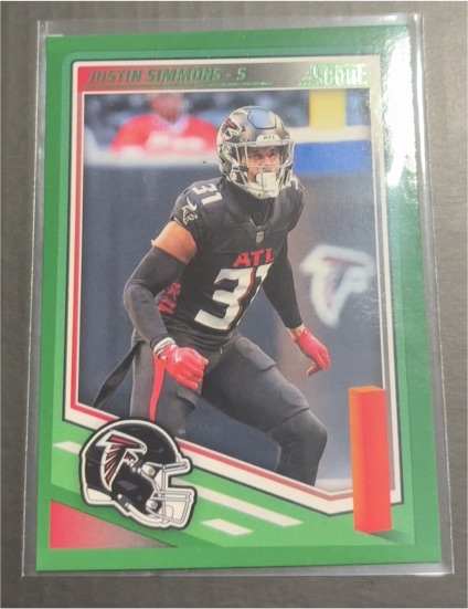 2025 Panini Score #240 Justin Simmons — front
