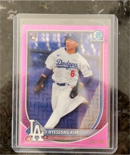 2025 Bowman Chrome #91 Hyeseong Kim — front