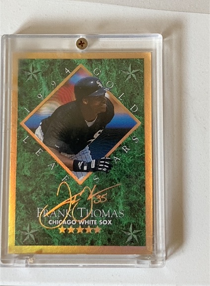 1994 Leaf Gold Stars #11 Frank Thomas — front