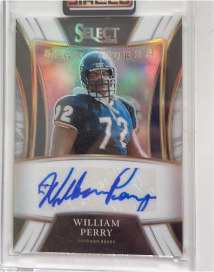 2021 Panini Select Signatures #SSP-WPE William Perry — front