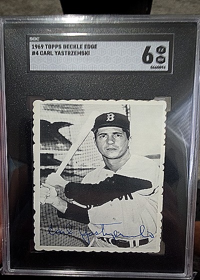 1969 Topps Deckle Edge #4 Carl Yastrzemski — front